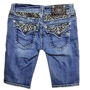 Miss Me Capri Bermuda Shorts
